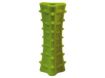 Hracka DOG FANTASY silikonový hranol tríboký tmave zelený 12,5 cm 