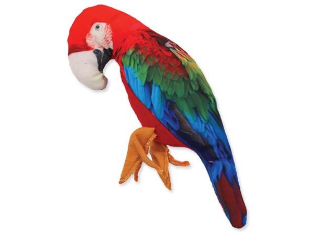 Hracka DOG FANTASY textilní papoušek 28 cm 
