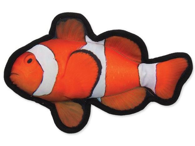 Hracka DOG FANTASY textilní ryba klaun 26 cm 