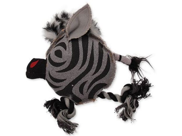 Hracka DOG FANTASY textilní zebra 28 cm 