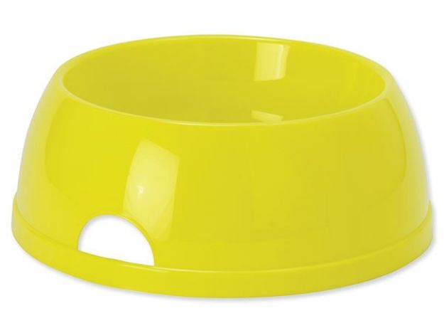 Miska DOG FANTASY plastová žlutá 29,8 cm 2450ml