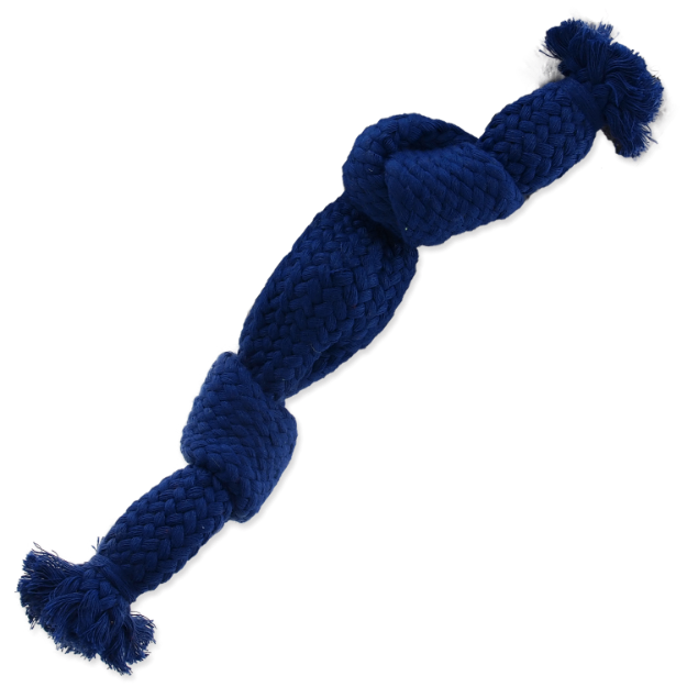 Uzel DOG FANTASY modrý pískací 2 knoty 22 cm 