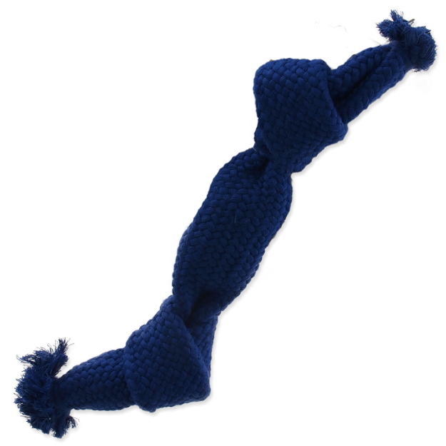 Uzel DOG FANTASY modrý pískací 2 knoty 35 cm 