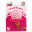 Hracka LET`S PLAY zmrzlina s catnipem ružová 10 cm 