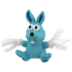 Hracka DOG FANTASY Latex Mini Králík modrý se zvukem 7 cm 