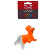 Hracka DOG FANTASY Latex Mini Pes oranžový se zvukem 7 cm 