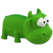 Hracka DOG FANTASY Latex Mini Býk zelená se zvukem 9 cm 