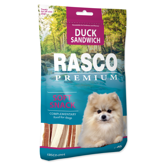 Pochoutka RASCO Premium sendvice z kachního masa 80g