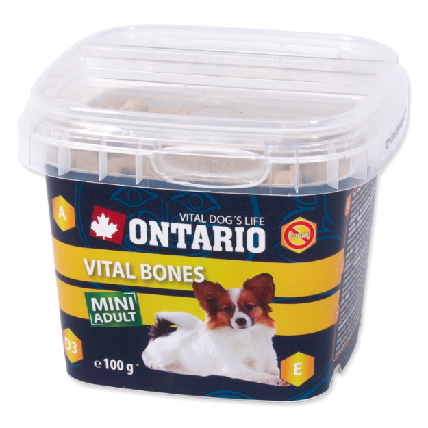 Snack ONTARIO Dog Vital Bones 100g