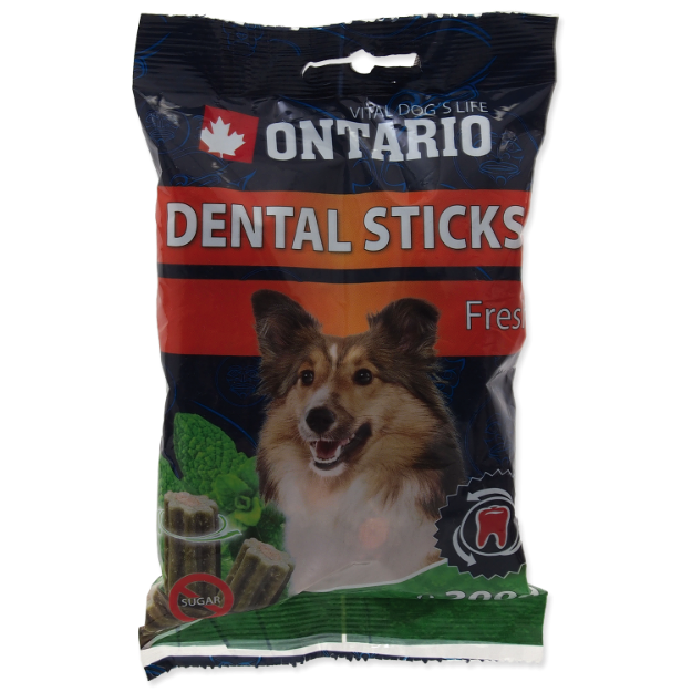 Dental Stick ONTARIO Dog Fresh 200g