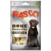 Pochoutka RASCO Dog kosti obalené kurecím masem 80g