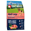 ONTARIO Dog Adult Large Beef & Rice 2,25kg