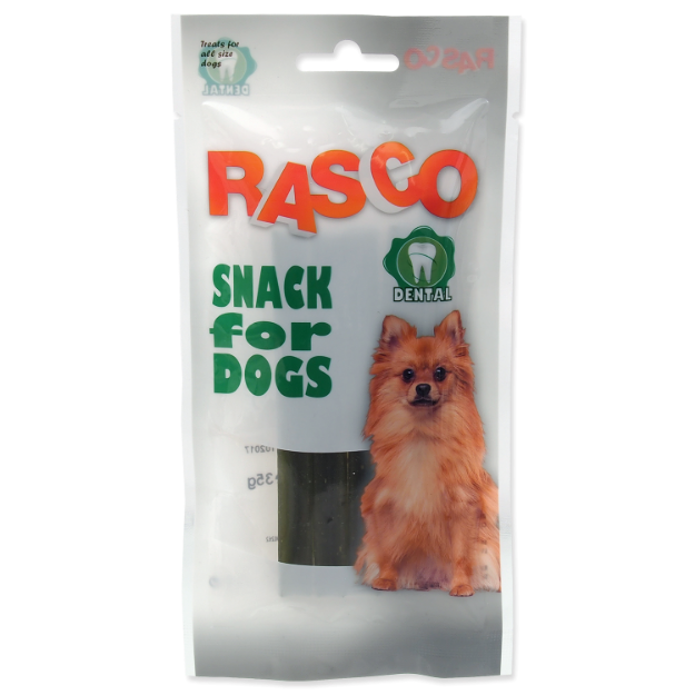 Pochoutka RASCO Dog Dental kríž s chrolofylem 35g