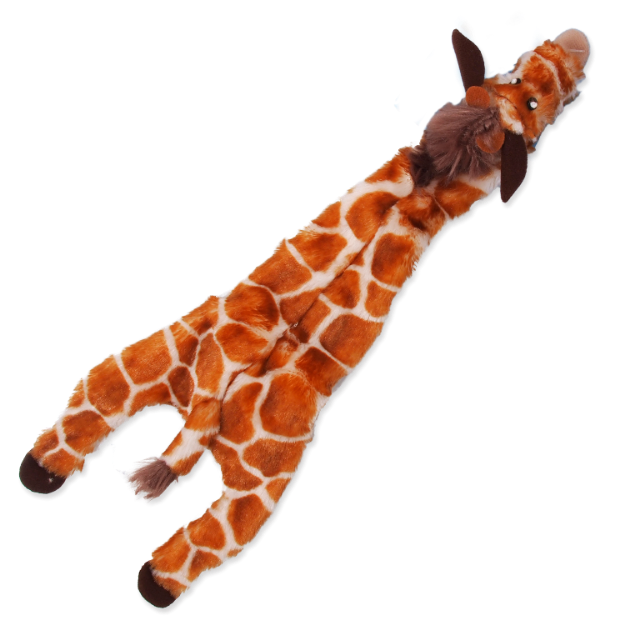 Hracka DOG FANTASY Skinneeez žirafa 35 cm 