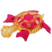 Hracka DOG FANTASY TPR želva oranžová 16 cm 