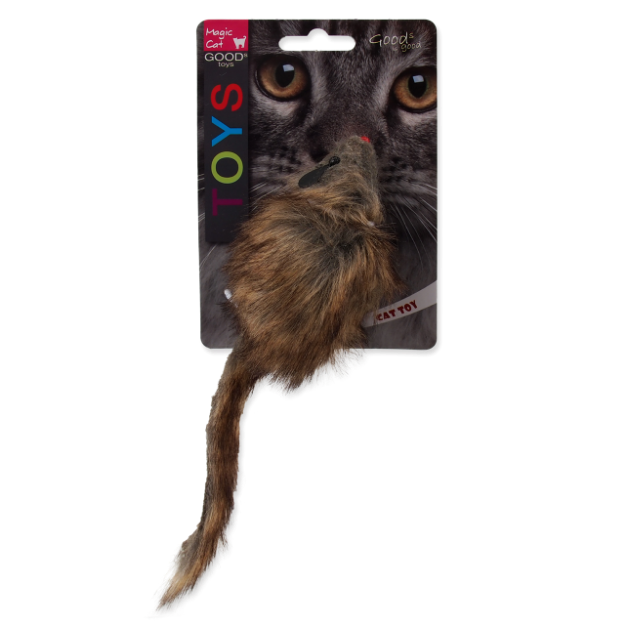 Hracka MAGIC CAT myš plyšová Gigant s catnipem 21 cm 