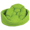 Pelíšek DOG FANTASY ovál s polštárem zelený 48 cm 