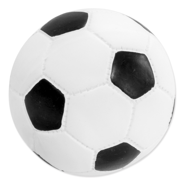 Hracka DOG FANTASY Latex fotbalový míc se zvukem 7,5 cm 