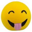 Displej hracky DOG FANTASY Latex Emoji Ball 4 x 6 ks 24ks