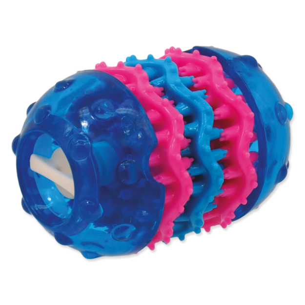 Hracka DOG FANTASY TPR Dental modrá 9,8 cm 