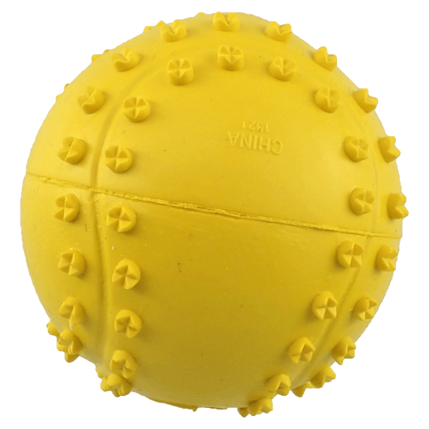 Obrázek Míček DOG FANTASY tenis s bodlinami pískací mix barev 6cm