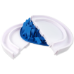 Obrázek Miska DOG FANTASY Puzzle zpomalovací proti hltání modrá 40x30x10,9cm