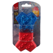 Obrázek Hračka DOG FANTASY Kost chladící červeno-modrá 13,5x7,4x3,8cm
